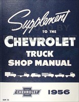 1956 Chevy Truck Shop Manuell Pickup Panel Suburban Schwer Chevrolet Reparatur