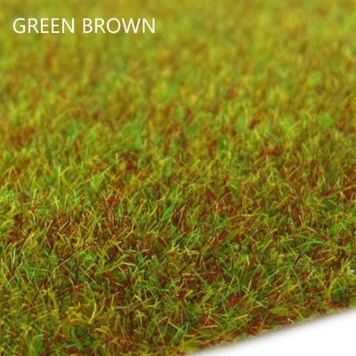 Neu Kunst Grass Landschafft-Turf Matte Modell DIY 00 N Spur Papier Layout-Rasen