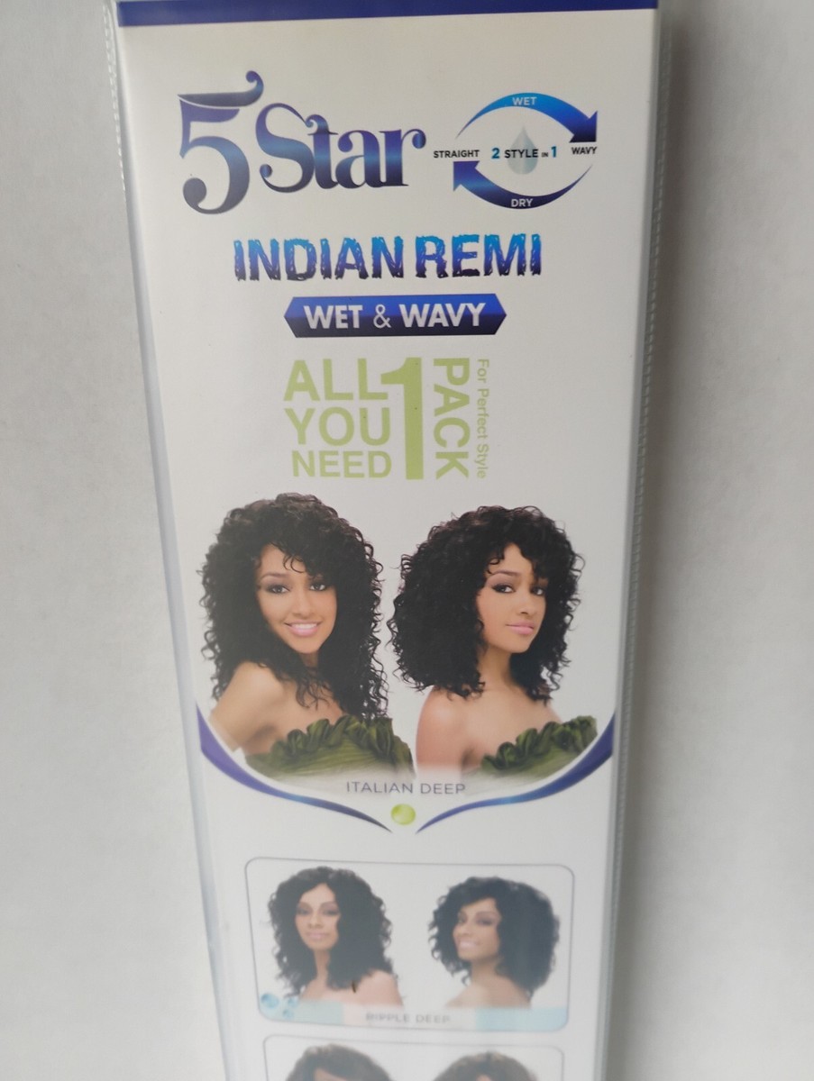 Harlem 125 5 Star Indian Remi Wet & Wavy Human Hair Italian  display picture 1
