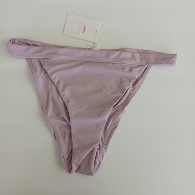 Andie The Caicos Swim Bottom Size M Women High Leg Cut