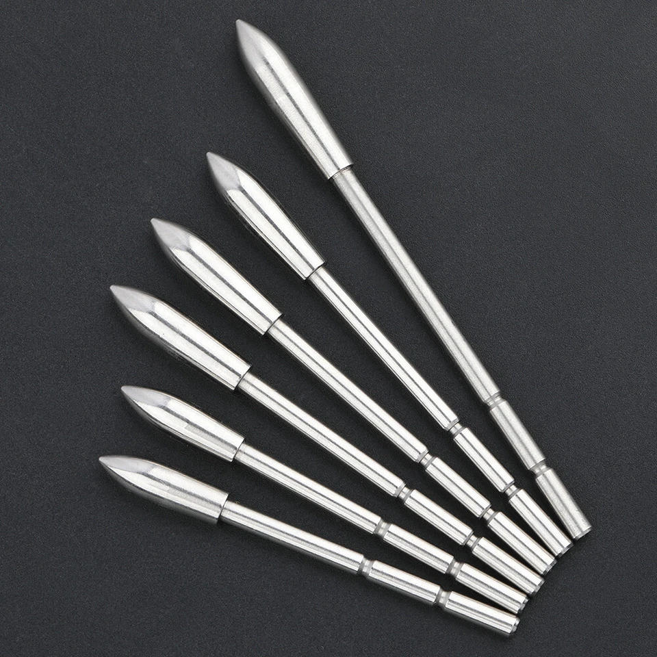 12X Archery Arrowhead 80-120gr Insert Point ID3.2 Arrow Shaft Bow Target Hunting - Image 4 of 4