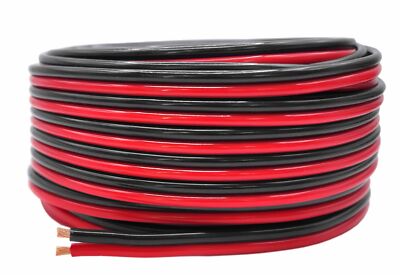 12 Gauge 100% Copper Zip Cable | 12 AWG (American Wire Guage) Stranded OFC Re...