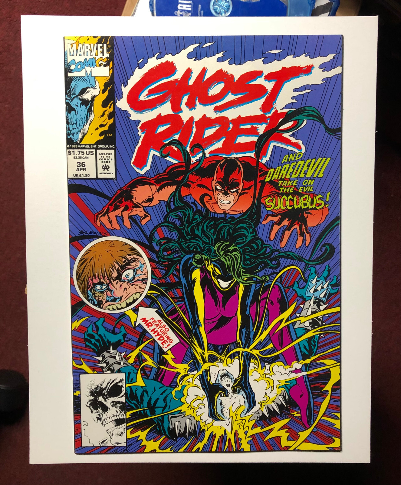 Ghost Rider 36 Marvel Comic 1993 Johnny Blaze Issue