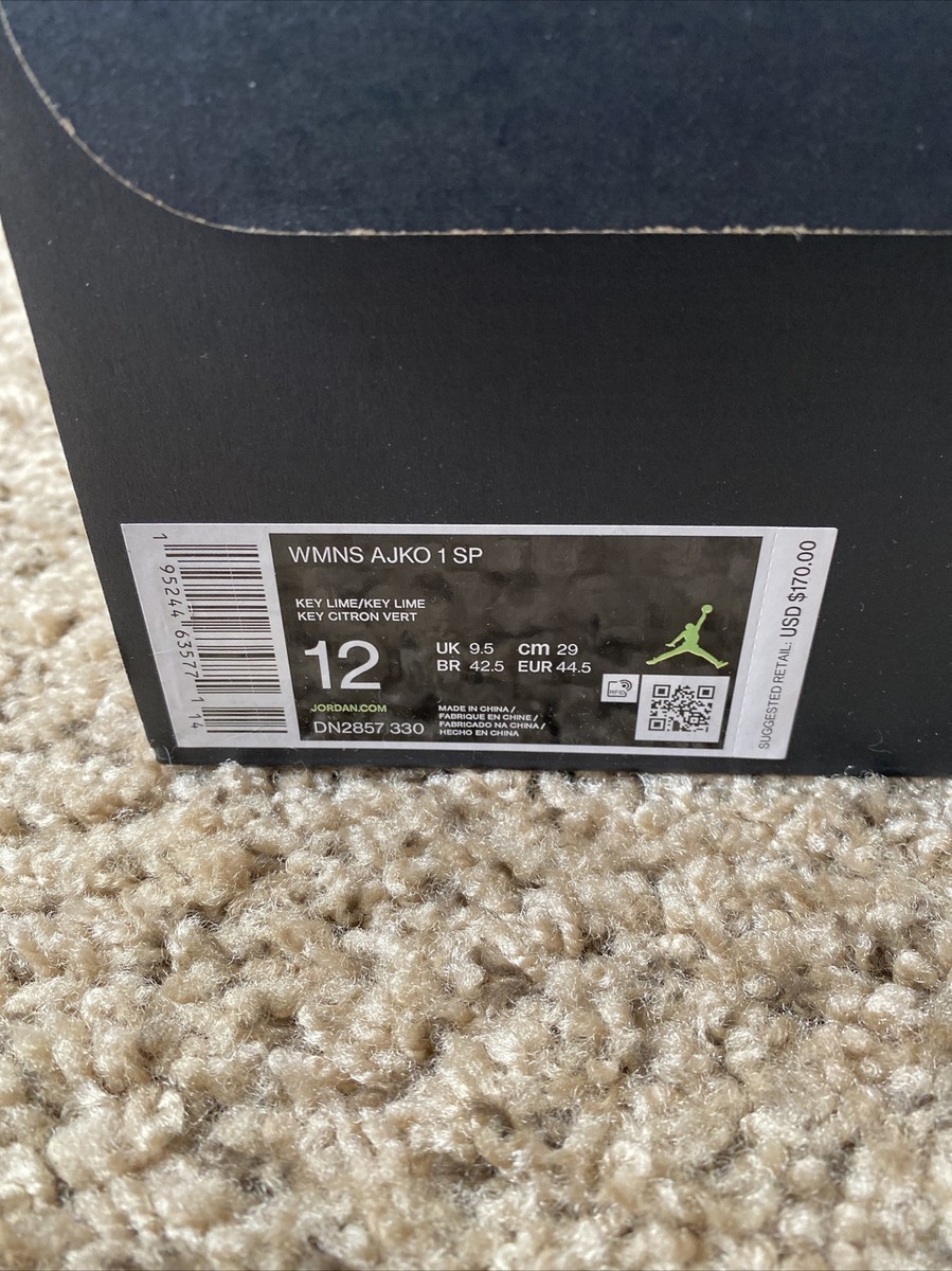 Jordan 1 KO x Billie Eilish - Ghost Green - Size 12 | eBay