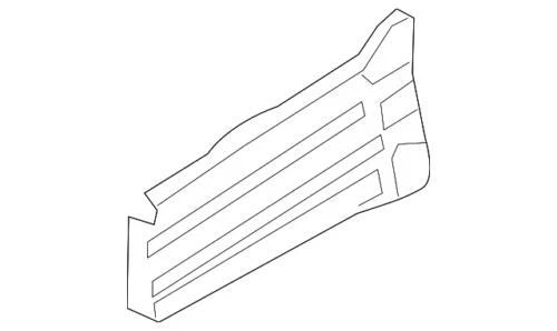 Panel lateral de cowl para Hyundai (N/P 66718-2W000)