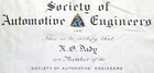 • 1917 AUTO ENGINEERS CERTIFICATE • • VINTAGE CARS AUTO DOCUMENT • RARE • CAR • — photo 4