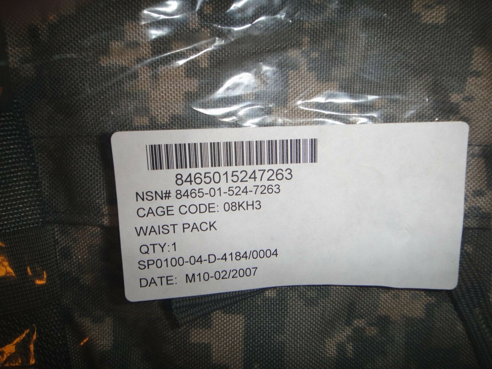 MOLLE Waist Pack ACU Digital Camo Fanny USGI Army NSN 8465015247263