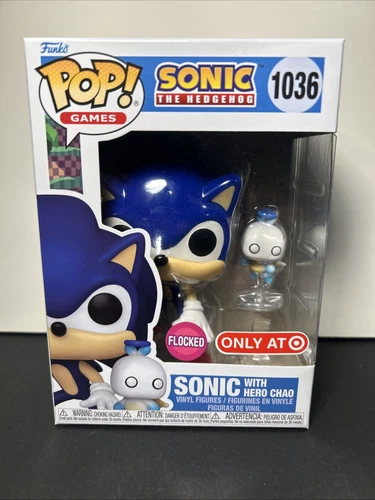 Funko Pop! Vinyl: Sonic the Hedgehog - Sonic with Chao (Flocked) - Target...
