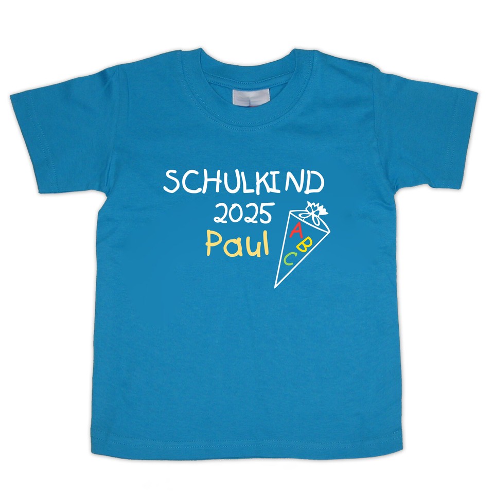 Schulkind 2025 T-Shirt Jungen - Einschulung Geschenk In Marineblau