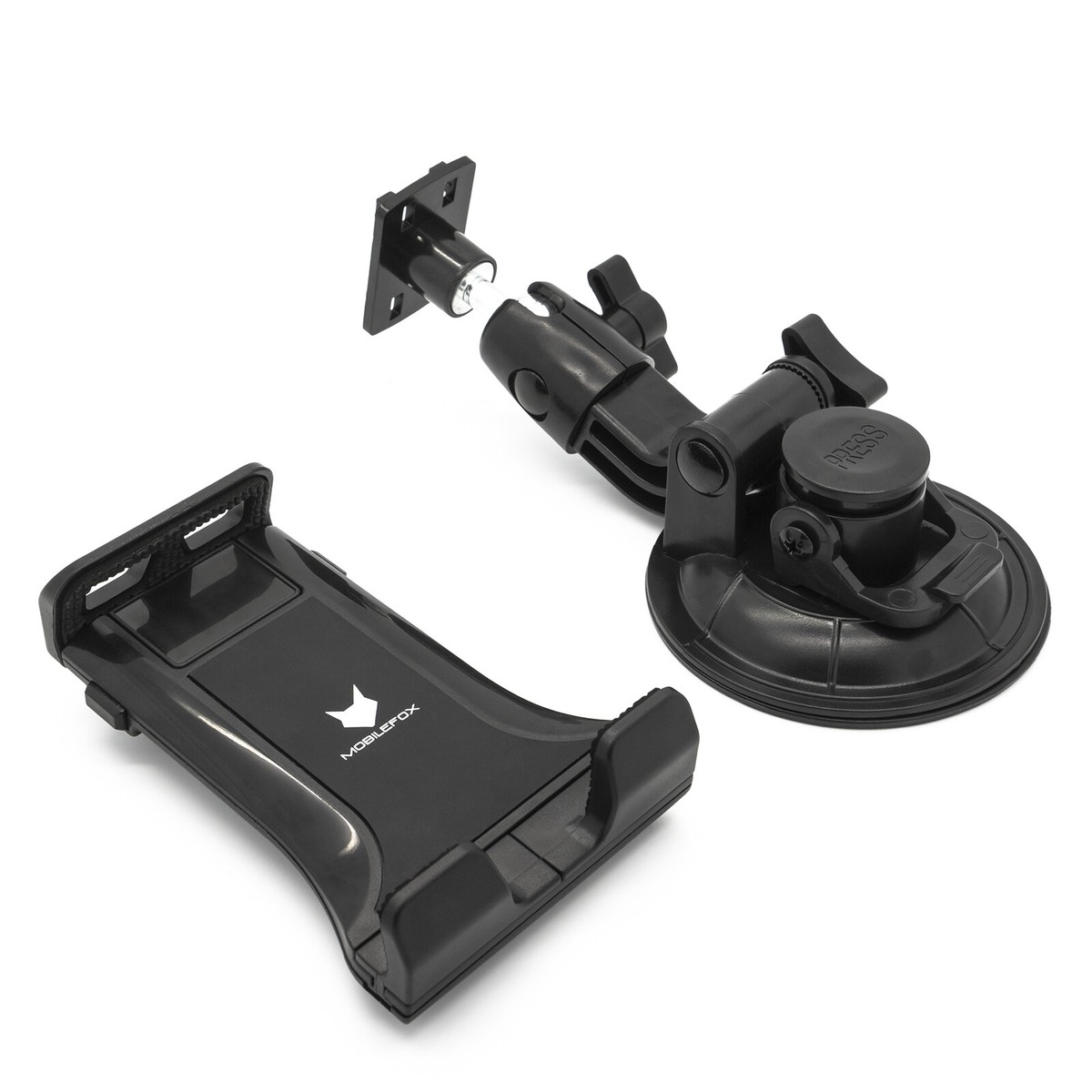 Mobilefox 360 ° Auto Ventosa Tablet Cradle, Giunto A Sfera, Supporto - Foto 2