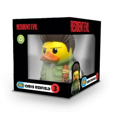 TUBBZ RUBBER DUCK BOXED EDITION RESIDENT EVIL CHRIS REDFIELD HORRORSPIEL TV FILM