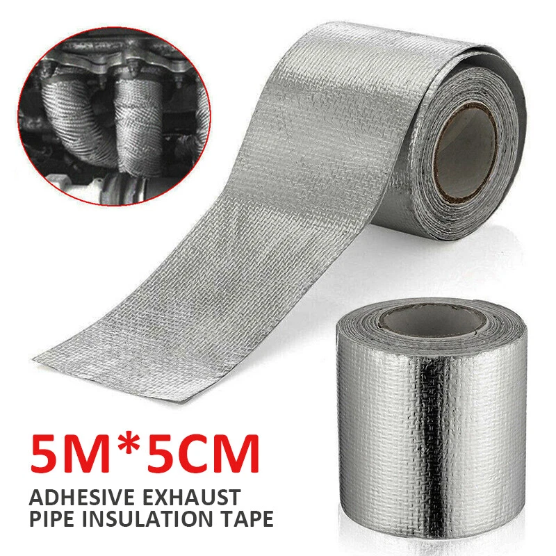 Exhaust Header Heat Pipe Insulation Shield Roll 5M Tape Thermal Wrap  Waterproof | eBay