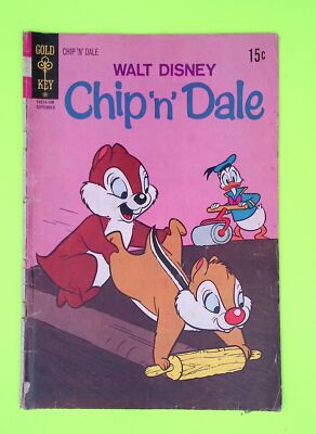 Chip 'n' Dale #12 Vol. 2 1971 Gold Key Low Grade Comic Book A15-110