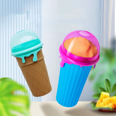  ️500 ml slush cup. Quick frozen smoothie. magic ice cream, slushy maker
