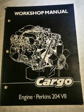 IVECO FORD CARGO TRUCK OEM WORKSHOP MANUAL ENGINE PERKINS 204 V8