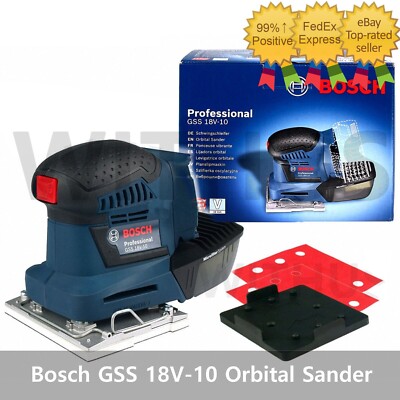 Bosch GSS 18V-10 Professional Orbital Sander Bare Tool / Retail Box Only Body