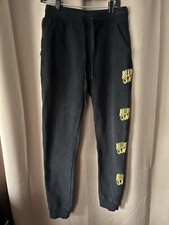 Billionaire Boys Club Sweatpants Men M Helmet Logo Drawstring Zipper