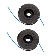 2 x Trimmer Strimmer Replacement Spool & line For Qualcast GT2826