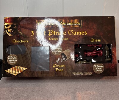 Pirates of the Caribbean 3 in 1 Game CHESS ONLY Collector s Edition Disney Games
