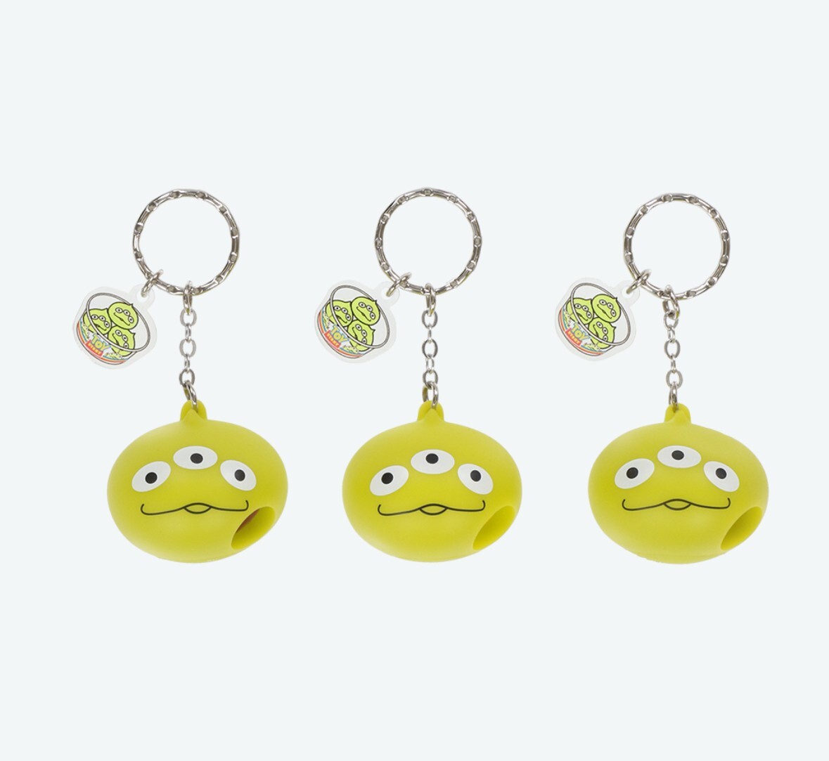Japan Tokyo Disney Resort Toy Story Little Green Men keychain Set