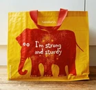 SAINSBURYS RELIABAG ELEPHANT REUSABLE LARGE SHOPPING BAG - BNWT (NEW)