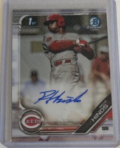 Rece Hinds 2019 Bowman Draft #CDA-RH Chrome DP Auto (1st) Price 
