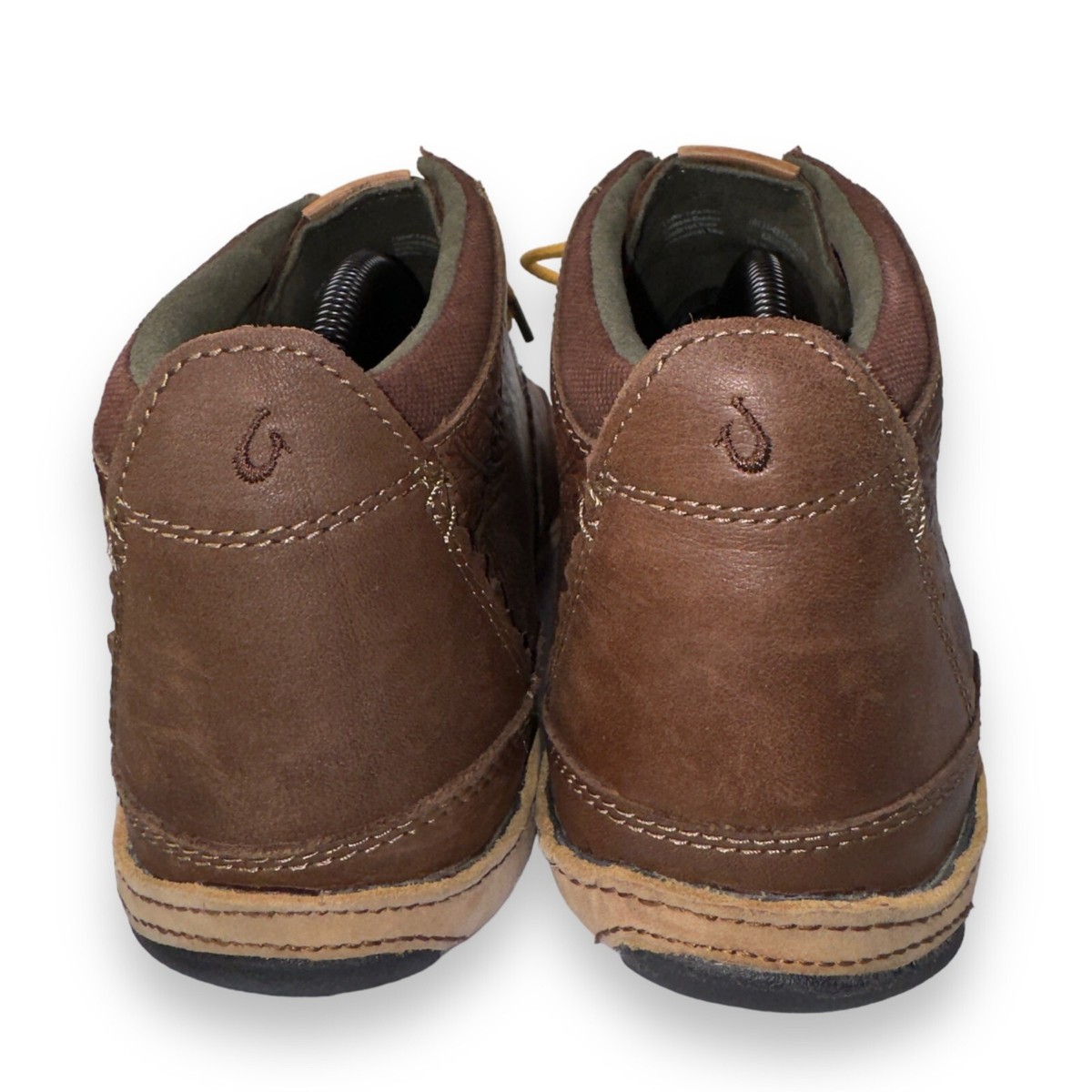 OluKai Kamuela Casual Ankle Chukka Brown Boots SZ 10M Olukai Kamuela Ankle Casual Chukka Boots Brown Leather Men main image 3