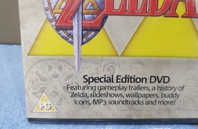 Disco extra The Legend of Zelda edici&oacute;n especial DVD SNES N64 raro nuevo