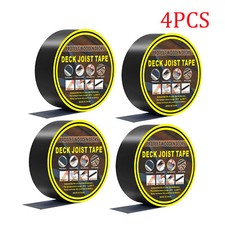 4x Butyl Joist Tape Joist Tape for Decking,Waterproof Self-Adhesive Butyl Tape