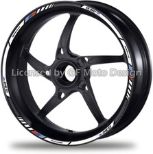 BMW G310R Motorcycle Wheel Decals 12 Rim Stickers G310 R Motorbike Stripes /498