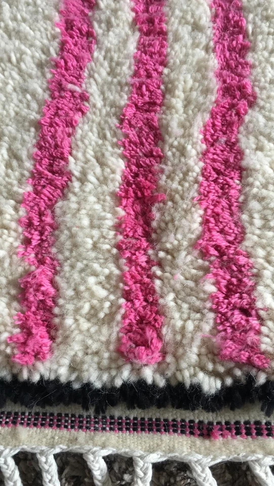 Alfombra marroquí Azilal 5’x8’ - Alfombra bereber - Alfombra auténtica - Alfombra 100 % lana Foto 3 de 4