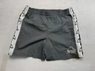 Vintage Kappa Gara Black training shorts mens size XL
