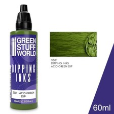 Dipping ink 60 ml - ACID GREEN DIP - Contrast instant speed paint glaze