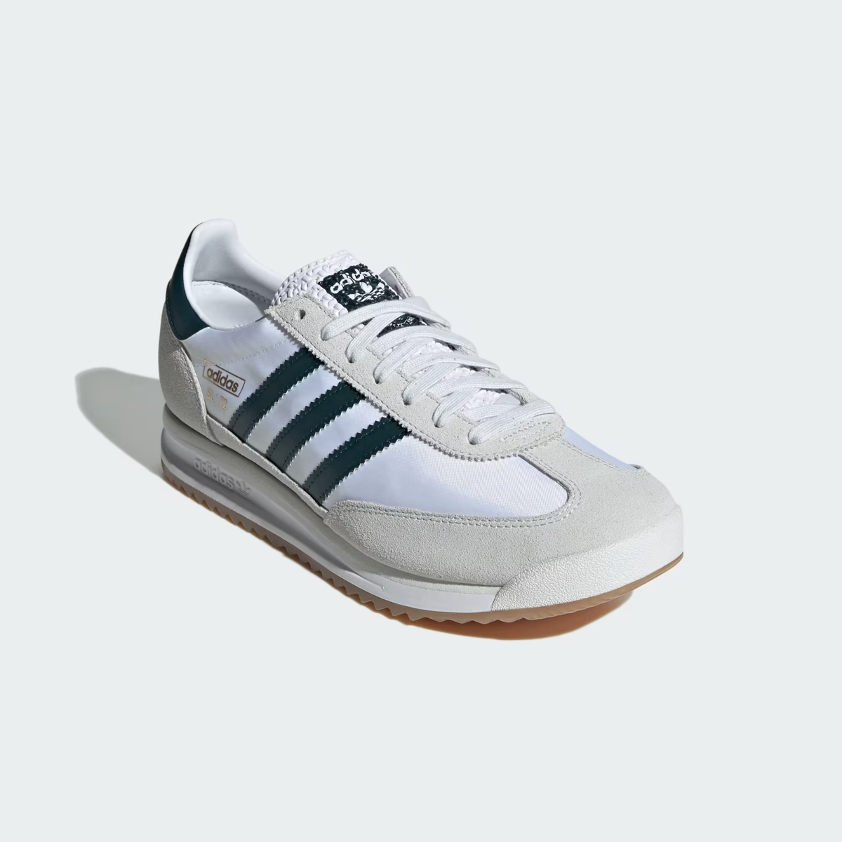 adidas Originals SL 72 RS Iconic Shoes in Cloud White/Aurora Ivy