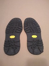 Vibram 1276 Sierra Full Sole Black 1 Pair All Sizes