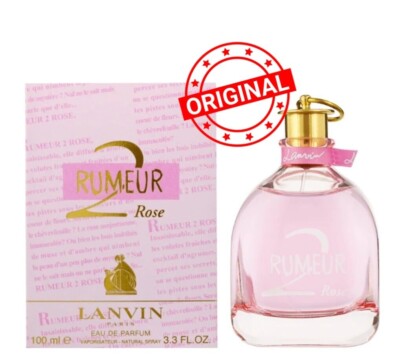 Rumeur 2 Rose  Lanvin EDP   ORIGINAL 3.4 Fl oz /100 ml spray WOMEN