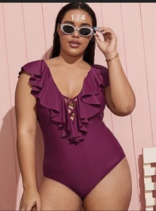 shein plus bathing suit