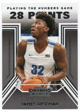 2020-21 Panini Contenders Draft Picks Playing the Numbers Game 3 James Wiseman