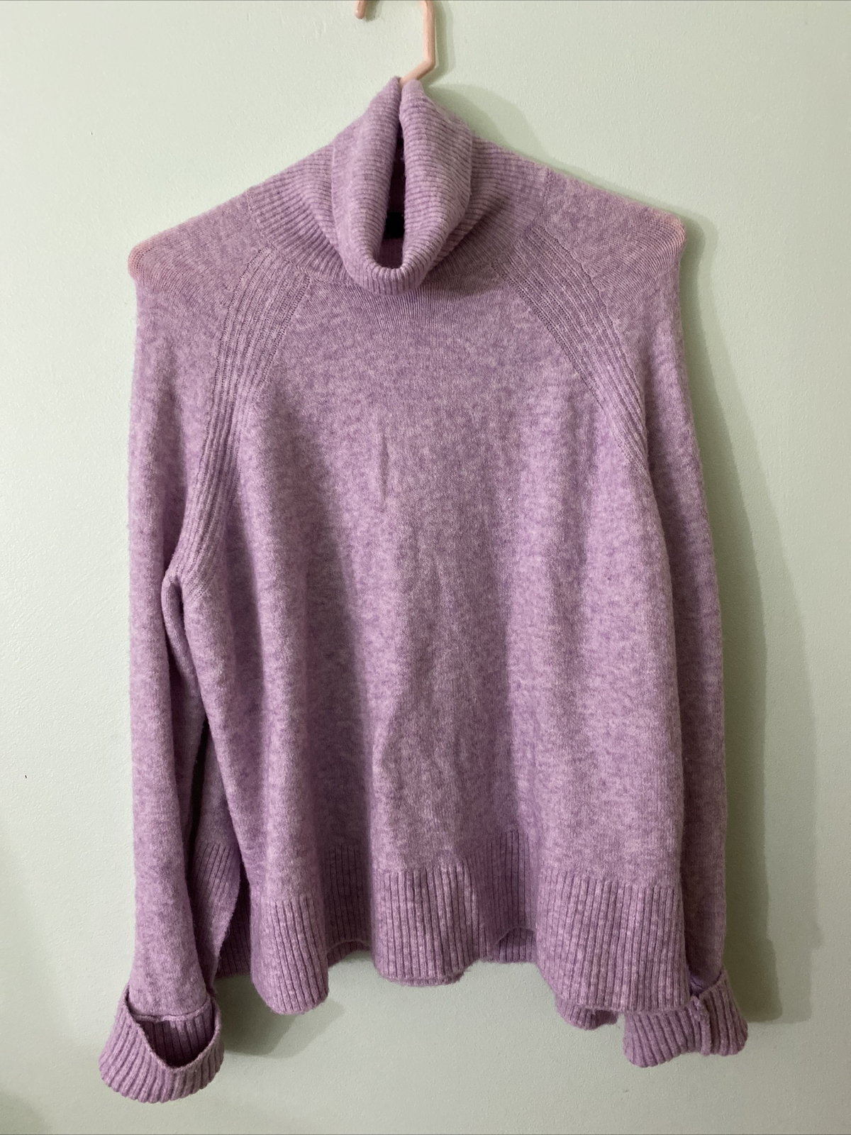 J Crew H4131 Soft Wool Alpaca Lavender 