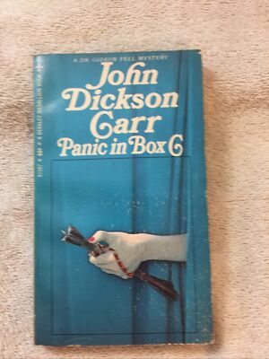 Panic In Box C by John Dickson Carr 1966 Vintage Pb Berkeley Medallion Ed
