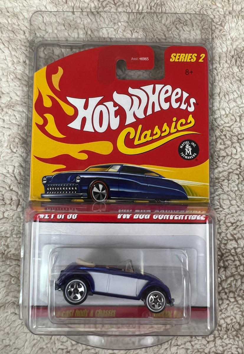 🔥🔥🔥🔥🔥🔥 Hot Wheels Classics #21 VW Bug Convertible 2005