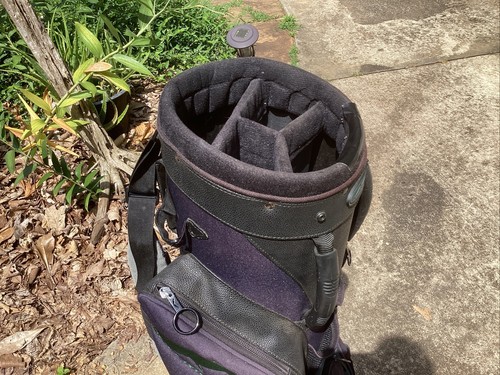Sun Mountain Cart Golf Bag Back Nine Deluxe 4 Way With Rain Cover - Picture 9 of 14
