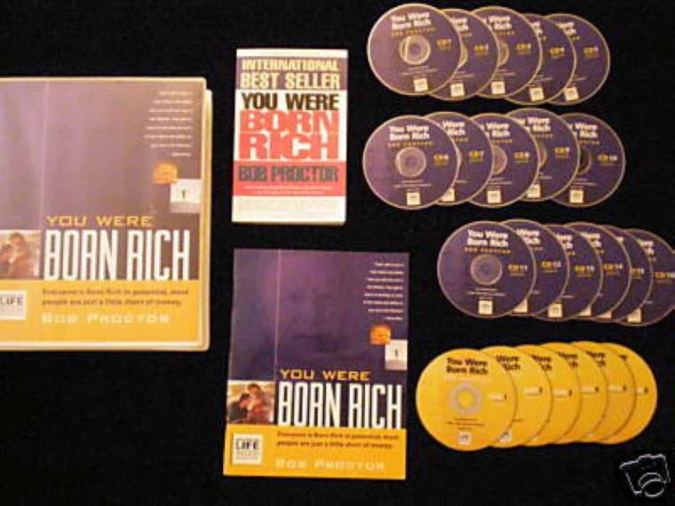 Bob Proctor You Were Born Rich 6 DVD+15 CD MSRP $595 SAVE $200 BRAND NEW SEALED - Image 3 of 4
