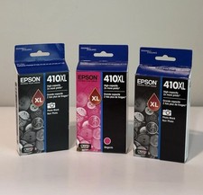 Epson 410XL High-Capacity Photo Black Ink Cartridge 3 Lot Magenta Photo Black