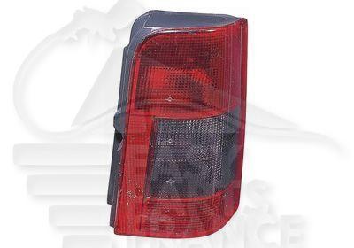 Feu arrière-droit fumé Berlingo avec plastique anti-UV pour Citroën 1 porte