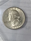 1937 Washington Quarter ~ Unc ~ 90% Silver ~ Better Date!