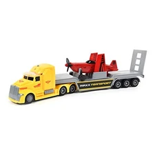 Sunny Days Entertainment Big Rig Lights and Sounds Pull Back Toy with Friction M