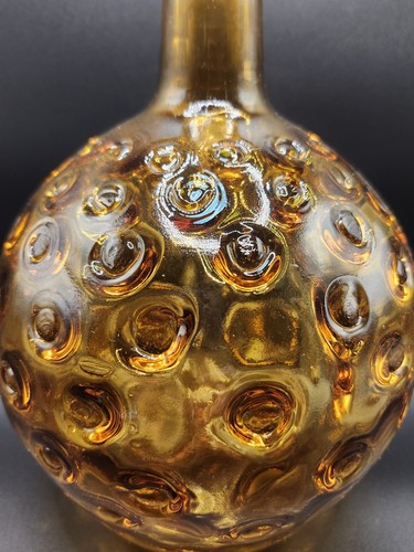 VTG Amber Fenton Decanter With Stopper - Picture 2 of 8