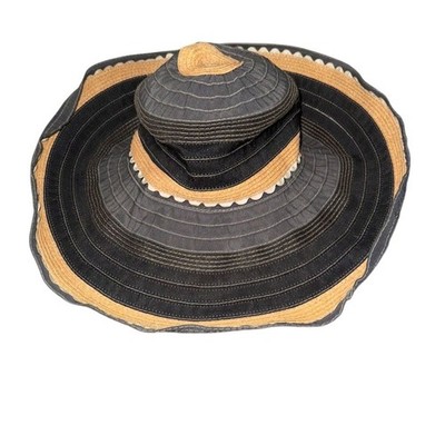 Callanan resort paper patchwork sun hat packable reshapeable vacation classic