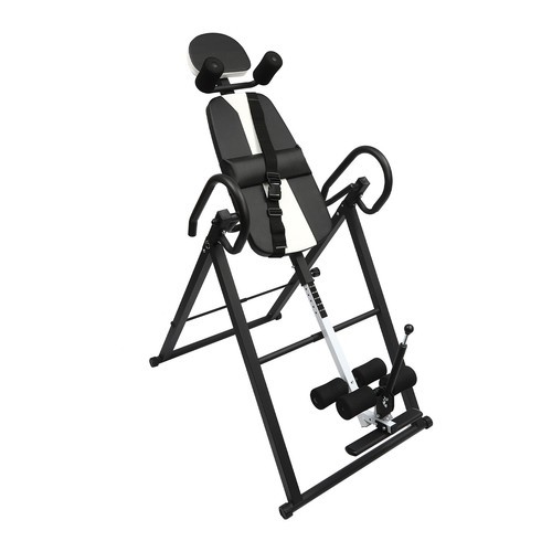 Foldable Inversion Table Teeter Advanced Back Pain Ankle Relief Gravity Fitness - Picture 7 of 17
